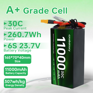CEBATTERY 드론 리포 배터리 4S <span class=keywords><strong>6S</strong></span> 리튬 폴리머 배터리 8300mAh 10000mAh 11000mAh 64000mAh FPV 드론용 리포 배터리 - Product Image 5