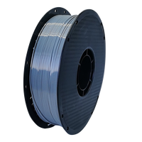Filament PLA Soie Monochrome 1KG pour Imprimante 3D – Nouveau Matériau d'Impression 3D Soie Lumineuse Argentée