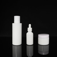 Flacon compte-gouttes en verre de céramique noire pour homme, flacon de 5ml, 7ml, 10ml, 15ml, 20ml, 30ml, 50ml, 100ml, bouteilles de sérum d'huile essentielle pour cosmétiques, 1oz