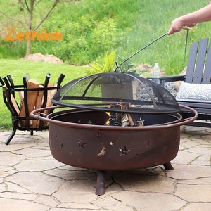 Brasero à bois de <span class=keywords><strong>42</strong></span> pouces, idéal pour les feux de camp, les brasero de terrain et les grillades. - Product Image 3