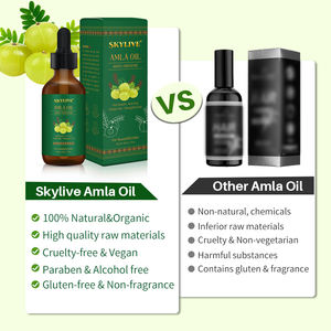 Nuovo Olio Essenziale Puro Anticaduta, Olio Naturale Organico di <span class=keywords><strong>Amla</strong></span> per la Crescita dei <span class=keywords><strong>Capelli</strong></span> e il Trattamento della Calvizie - Product Image 6