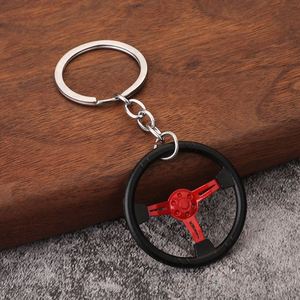 Creative Fashion Auto Part Stainless Steel Lightweight Carabiner Keychain Mini Turbo Gear Hub Keyring Brake Disc Shock Absorber - Product Image 5