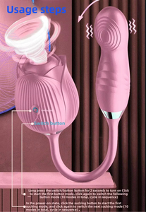LOVE. Oferta Especial Vibrador 2 en 1 con Succión de Rosa, Estimulador de Punto G y Clítoris, Juguetes Sexuales para la Masturbación Femenina - Product Image 2