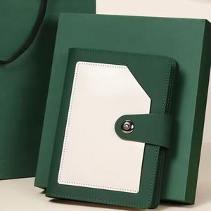 High Quality A5 Custom Print logo <b>Notebook</b> Pu Leather <b>Daily</b> <b>Planner</b> Color Edge Journal Office School Diary with Pocket - Product Image 5