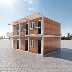 Maisons préfabriquées de luxe en conteneurs, conception de fabrication, <span class=keywords><strong>6</strong></span> chambres, deux étages, maisons préfabriquées de luxe, kit de construction pour habitation - Product Image 2