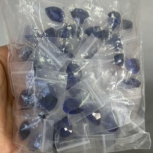 Piedra de Corindón Sintético con Corte de Pera, Gema de Zafiro Cultivada en Laboratorio 33 #   Gemas con dureza Mohs 9.0 disponibles para diseño personalizado de joyería - Product Image 6