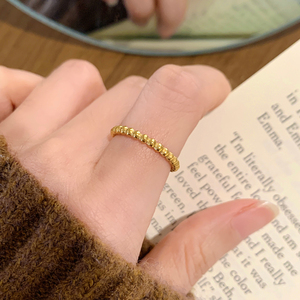 Bestseller Heiratsantrag-<span class=keywords><strong>Ring</strong></span> Gold Glänzender <span class=keywords><strong>Ring</strong></span> Schmuck Edelstahl Paar-<span class=keywords><strong>Ring</strong></span> für Frauen Männer - Product Image 5