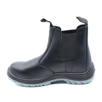 Bottes de travail de sécurité MaxiTough en cuir véritable, avec embout en acier, antidérapantes, confortables, pour la construction