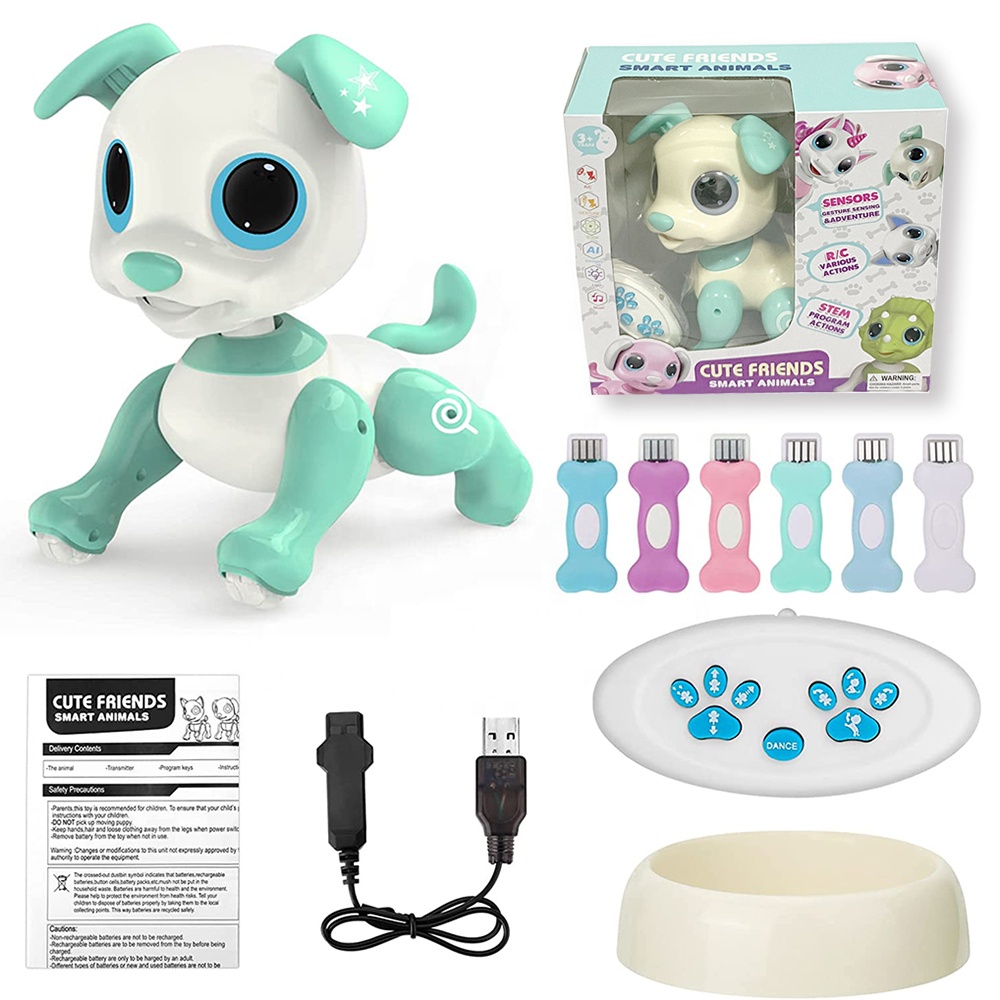 Gesture Sensing Interactive RC Dog Toy Robot Pet - Dihua ANR1405597 - Remote Control Puppy for Kids