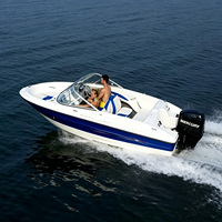 Bateau de pêche à moteur hors-bord personnalisé de 620 cm en fibre de verre de 18 pieds