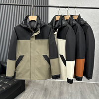 Vêtements d'extérieur personnalisés, Manteau en coton, Coupe-vent, Combinaison d'assaut, Vêtements de travail d'extérieur, Automne et hiver avec doublure polaire trois-en-un