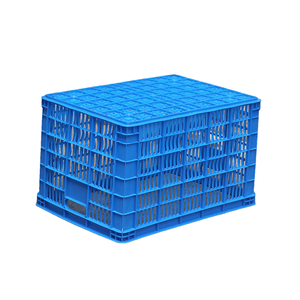 Stackable Plastic Turnover Box Basket <strong>Crate</strong> <strong>Storage</strong> Shipping Solid Thickened PE Basket - Product Image 3