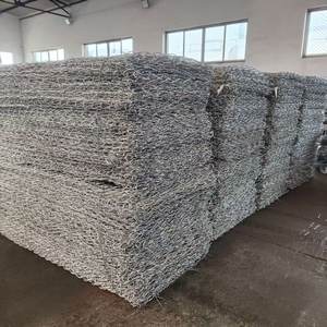 Perforadora de corte personalizado Hexagonal barata de China 6mm <span class=keywords><strong>Jordan</strong></span> 3x1x1m rollo de malla de gavión soldado galvanizado por inmersión en caliente - Product Image 3