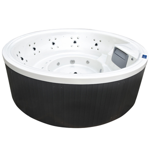 อ่างน้ำร้อนกลางแจ้งทรงกลม 6 ที่นั่ง อ่างสปาอะคริลิกไฮโดรเทอราปีทันสมัยสำหรับโรงแรมรีสอร์ท - Product Image 5