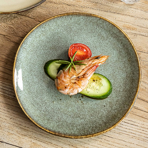 Lò thay đổi cũ nhỏ gốm ăn sáng món ăn Vòng mô hình trong bộ cho các dịp bên - Product Image 2