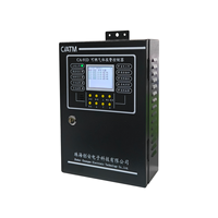 Contrôleur d'alarme de gaz CAATM CA-91D avec écran LCD, type bus RS485, panneau de détection de gaz combustible, 10 détecteurs
