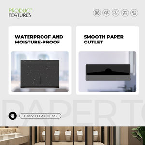 ที่ใส่กระดาษเช็ดมือแบบติดผนัง FANDA รุ่นโมเดิร์น ผลิตจากเหล็ก เป็นมิตรกับสิ่งแวดล้อม ติดตั้งใต้ตู้ - Product Image 3