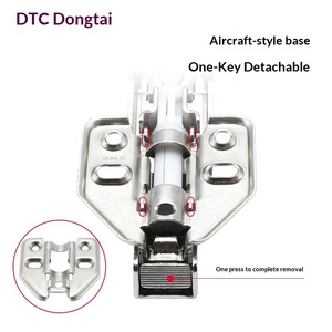 Петля для углового шкафа C81 с плавным закрыванием, угол открывания 160 градусов, гидравлический буфер, холоднокатаная сталь, 16-25 мм, для гостиной - Product Image 5