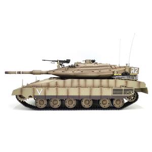 Henglong 3958-1 1/16รถถัง Israel <span class=keywords><strong>Merkava</strong></span> RC ถังรบหลัก MBT ถังต่อสู้ Mk4รางโลหะออฟโรดโมเดลทหาร - Product Image 6