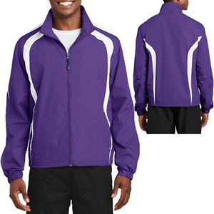 แจ็กเก็ตการโค้ชสำหรับผู้ชายเสื้อกันลมที่อบอุ่นพร้อมผ้าปักติดฉลากตามต้องการ - Product Image 3