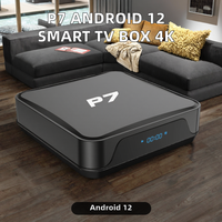 Nuevo P7 Smart TV Box Dual Wifi Media Player HD Dispositivo de memoria de hasta 4 + 32GB TV Box