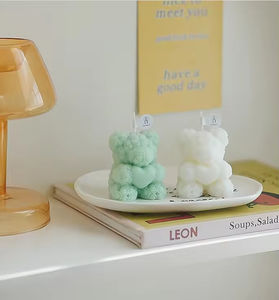 ของขวัญวันวาเลนไทน์ ดอกกุหลาบ ตุ๊กตาหมี เทียนหอม ตุ๊กตาหมีรัก ตุ๊กตาหมีกุหลาบ 3 มิติ เทียนกุหลาบ - Product Image 3