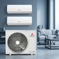 Unité intérieure murale VRF pour maison, moteur DC, pompe R410A, fonctionnement silencieux, flux d'air équilibré, design compact et élégant, confort optimal