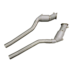 Système d'échappement sport à haut débit avec catalyseur et soupape, avec bouclier thermique pour Ferrari Purosangue FUV <span class=keywords><strong>V12</strong></span> 6.5L 2022+ - Product Image 1