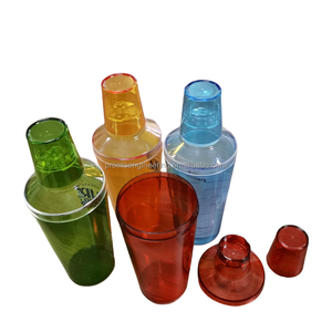 Offre Spéciale <span class=keywords><strong>Shaker</strong></span> à cocktail en plastique transparent de 20oz avec de nouveaux outils de barman <span class=keywords><strong>Bacardi</strong></span> <span class=keywords><strong>Shaker</strong></span> Cap - Product Image 2