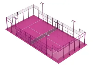 2022 गर्म बिक्री Padel टेनिस कोर्ट नयनाभिराम खेल चप्पू टेनिस कोर्ट फैक्टरी मूल्य