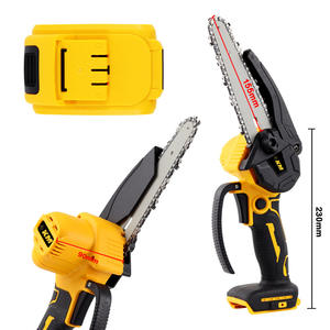 Mini motosierra Km de 4 pulgadas, a batería, recargable, para tala y poda en exteriores, con cargador y accesorios. - Product Image 3