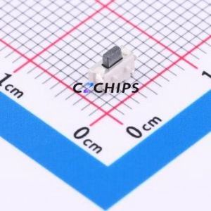 TS-1010-A-A Tactile Switch SMD Switch Single Pole Single Throw Rectangle Button 1N Horizontal Mount - Product Image 1
