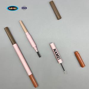 Vente en gros de crayons à <span class=keywords><strong>sourcils</strong></span> imprimés avec logo 3 en un tube de crayons à <span class=keywords><strong>sourcils</strong></span> + pinceaux personnalisés conteneur de stylos à <span class=keywords><strong>sourcils</strong></span> - Product Image 2