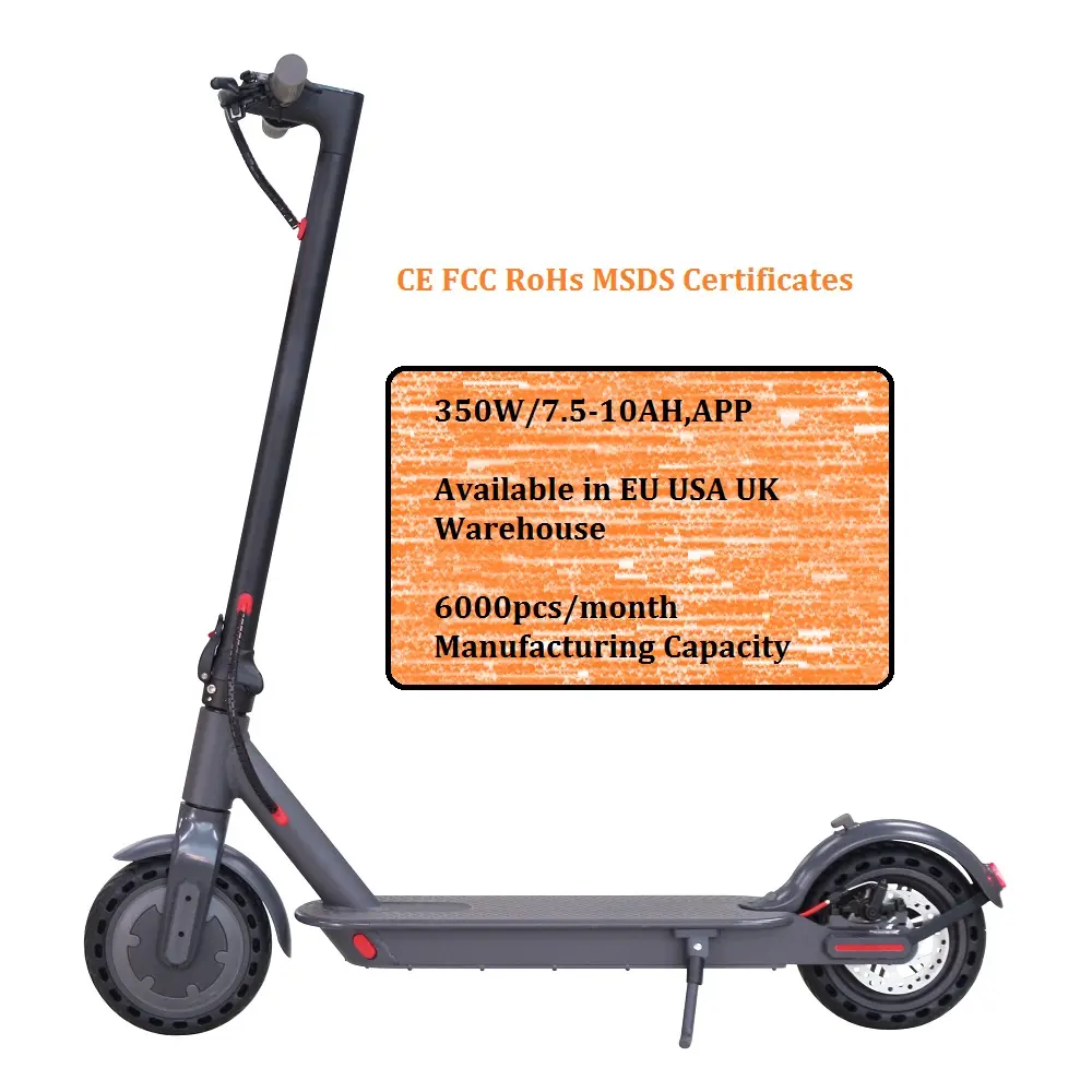 MI M365 PRO electric scooter OEM/ODM,8.5 inch 350W xiaomi scooter AOVO style,China e-scooter factory direct sale cheap price