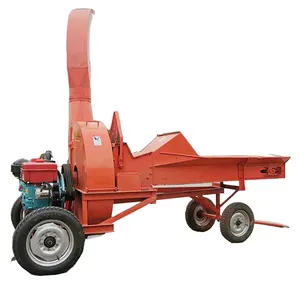 Hot Sale Hay Corn Maize Wheat Stalk Chopper Silage Chopping Machine Wheel Chaff Cutter Machine Feed Farm