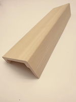 Ligne de boîtier de cadre de porte en WPC moderne garniture décorative profilés composites en bois et plastique imperméables résistants à l'humidité pour usage intérieur