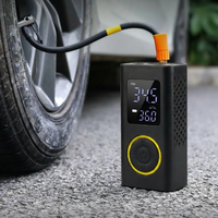 Portable Pocket Metal Tire Inflator with Tire Pressure Monitor 150PSI Digital Air Compressor OEM Manufacturer