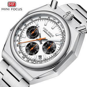 Reloj de Cuarzo Multifuncional MINI FOCUS 0601 para Hombre, con <span class=keywords><strong>Calendario</strong></span>, Luminoso, de Lujo, de Acero Inoxidable, con Cabeza de Toro - Product Image 1