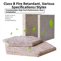 Panneaux acoustiques en fibrociment ignifuges pour isolation phonique, murs et plafonds, pour salle, gymnase, studio d'enregistrement