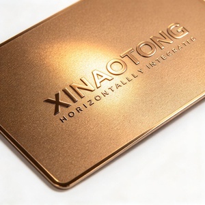 Tarjeta de Visita Metálica de Lujo Personalizada, Tamaño Estándar, con Logotipo Grabado con Láser, para Regalo Corporativo VIP - Product Image 4