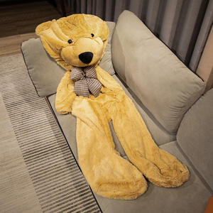 批发热卖毛绒大泰迪熊皮肤未填充动物娃娃儿童生日礼物DIY未填充泰迪熊娃娃 - Product Image 6