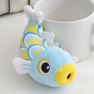 Sang trọng Koi Cá vải Búp bê túi quyến rũ Mặt dây chuyền Thú nhồi bông đồ chơi Keychain phong thủy dễ thương sang trọng may mắn ít Cá Chép Cá Keychain - Product Image 5