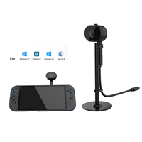 Cámara Web Gran Angular DOBE para Switch 2, Cámara Plug and Play Tipo C con Obturador de Privacidad y Soporte Ajustable, Compatible con Windows