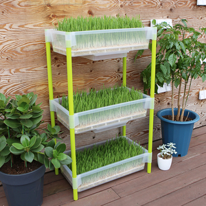 Juego de Soportes para Macetas Apilables, Ligeros, de Plástico, Estante para Macetas, para Balcón, Jardín, Patio, Exhibición de Plantas y Hierbas - Product Image 1