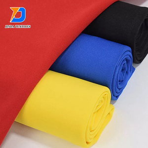 Jinda Quần Vải Dệt Kim 260gsm Co Giãn Vải Thun <span class=keywords><strong>TC</strong></span> 65/35 Polyester Cotton 98% Cotton 2% Elastane Vải Chéo - Product Image 2