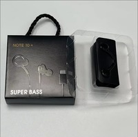 Écouteurs intra-auriculaires filaires USB-C confortables avec micro à voix claire pour smartphones Samsung Note 10