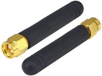 Antena Rubber Duck Eksternal LoRa 433MHz/315MHz dengan Konektor Male/Female, Gain 3dBi