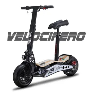 意大利品牌Velocifero中国踏板车制造商45公里折叠电动踏板车成人越野轮胎