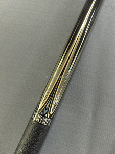 Jflowers JF20-26GBF Carbon Fiber Pool Cue, Ebony Butt with <b>Abalone</b> <b>Shell</b> Inlay, 12.5mm Tip Low Deflection Billiard Cue Case - Product Image 3