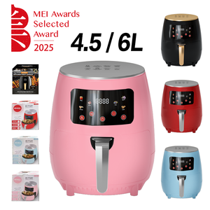 Friteuse à air numérique transparente et portable en verre, mini-four intelligent premium 1350W pour une <span class=keywords><strong>cuisson</strong></span> faible en gras KA03001 - Product Image 4